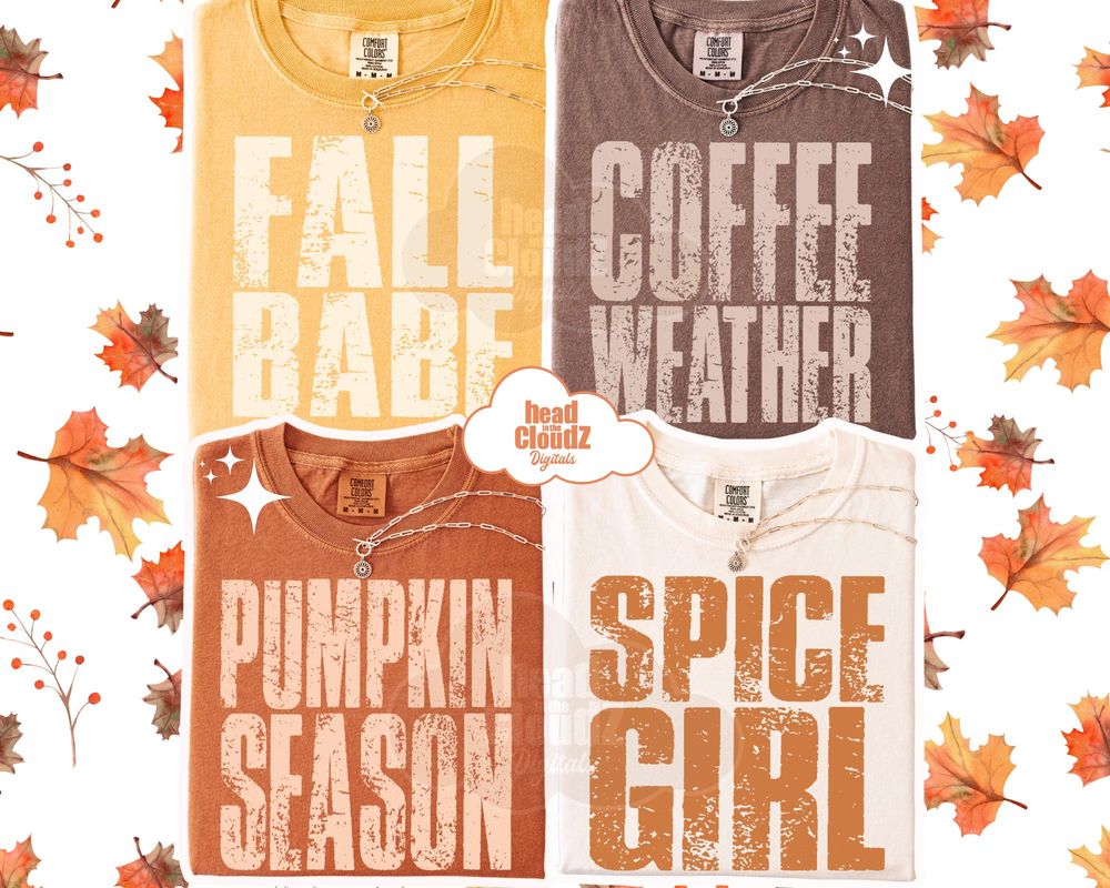 Fall Bundle (Distressed PNG)