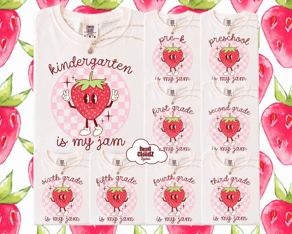 Is My Jam Bundle (Distressed & Non Distressed PNG)